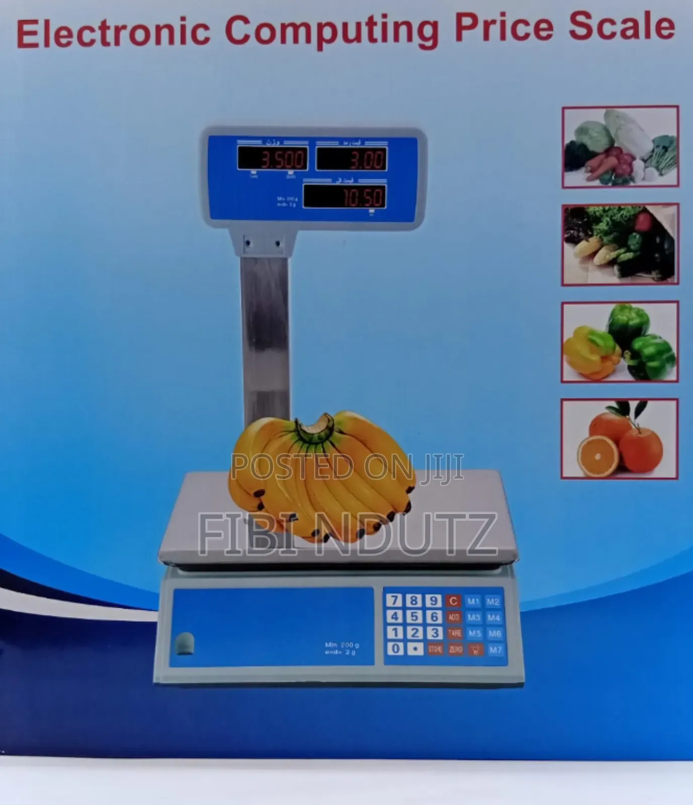 WCS Banana Price Scale/Electronic Computing Price Scale