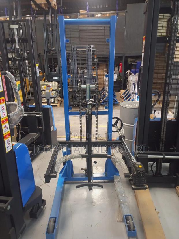 Manual Hydraulic Drum Stacker
