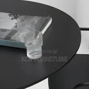 Coffee Table; Classic Round Marble 4 Seaters Home Office Coffee Table