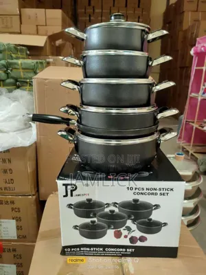 Black James Pot Cookware Set - Js