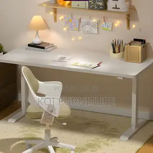 Office Table; 1.6m Height Adjustable Home Office Smooth Motor Desk