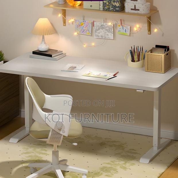 Office Table; 1.6m Height Adjustable Home Office Smooth Motor Desk - thumbnail 4