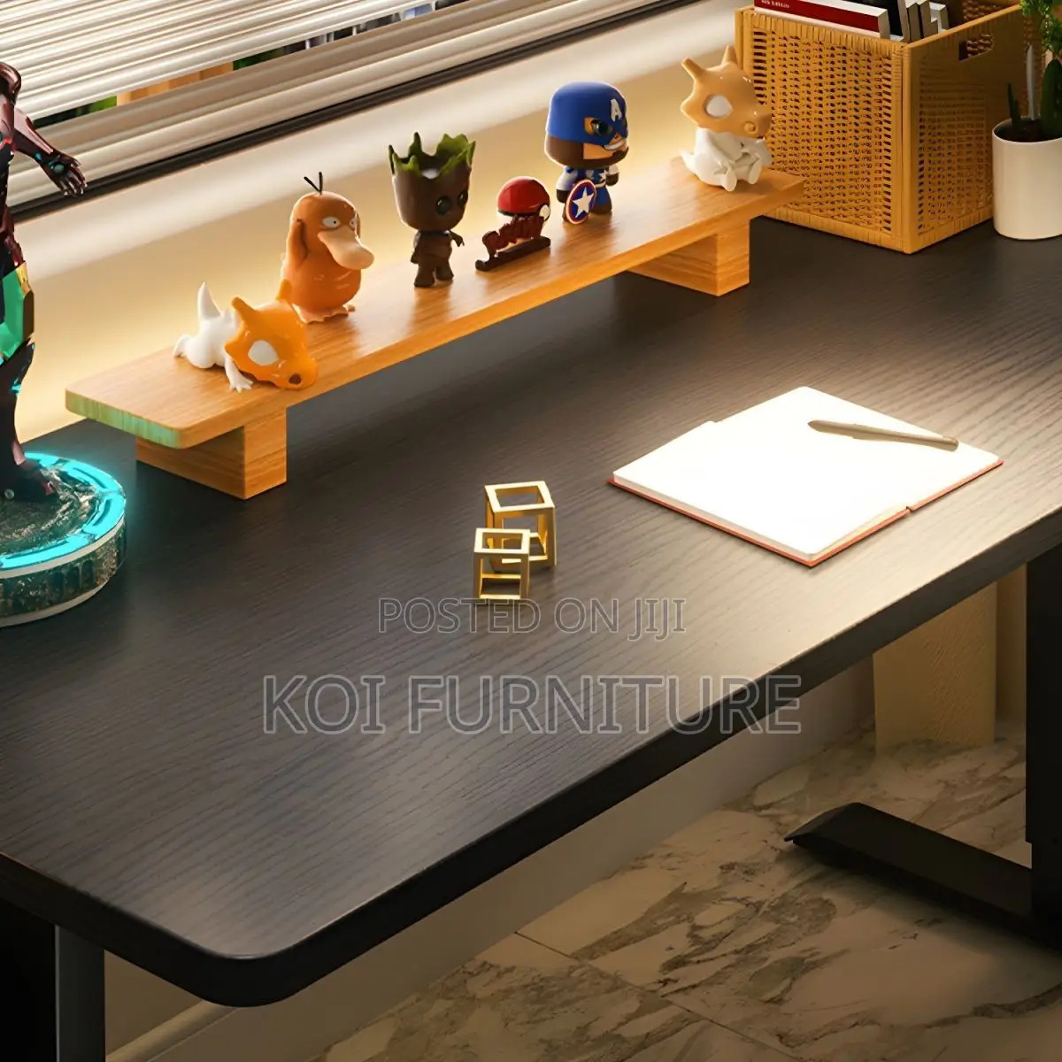 Office Table; 1.6m Height Adjustable Home Office Smooth Motor Desk