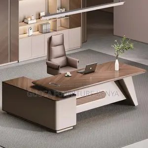 Modern 180cm Ceo L-Shaped Executive Desk