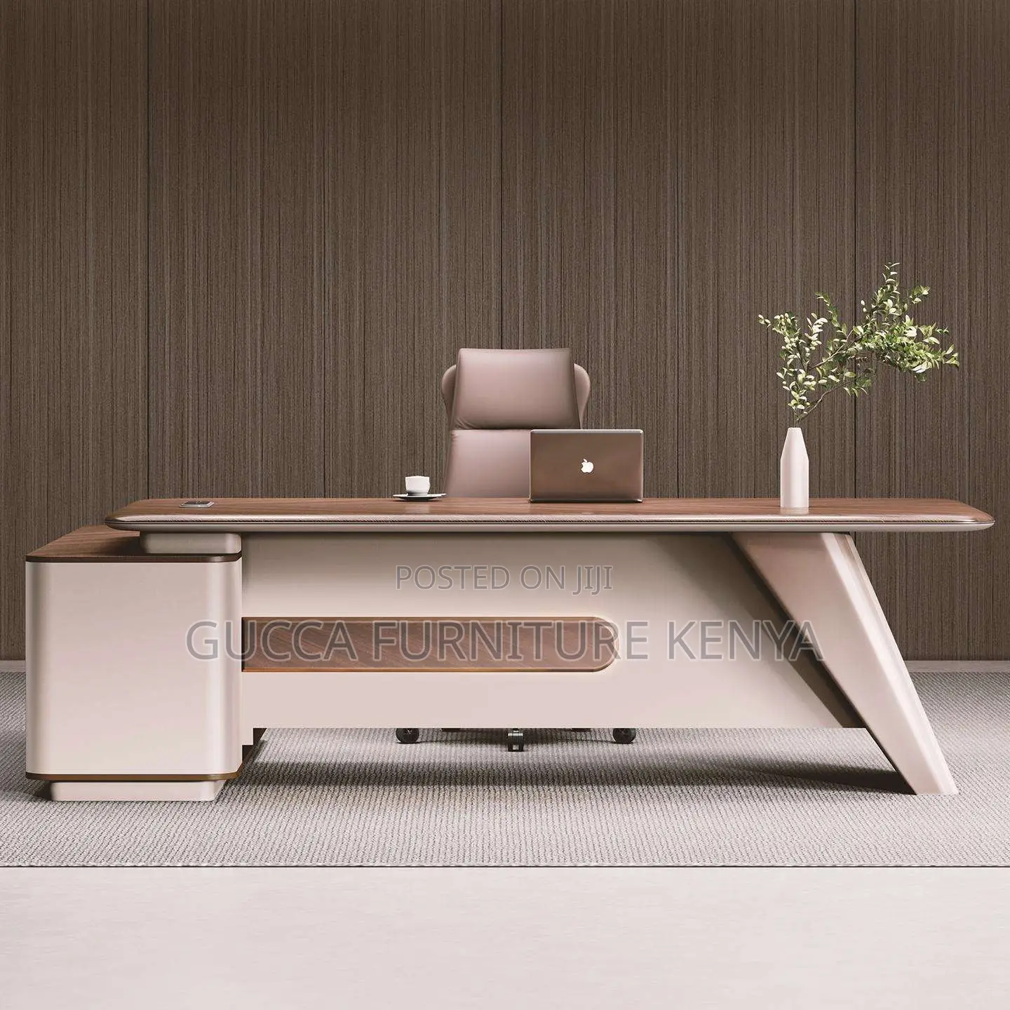 Modern 180cm Ceo L-Shaped Executive Desk