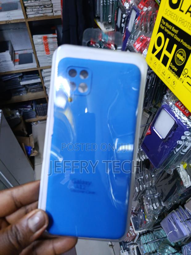 Letha Samsung Galaxy A12 Liquid Silicone Case With Microfiber Lining