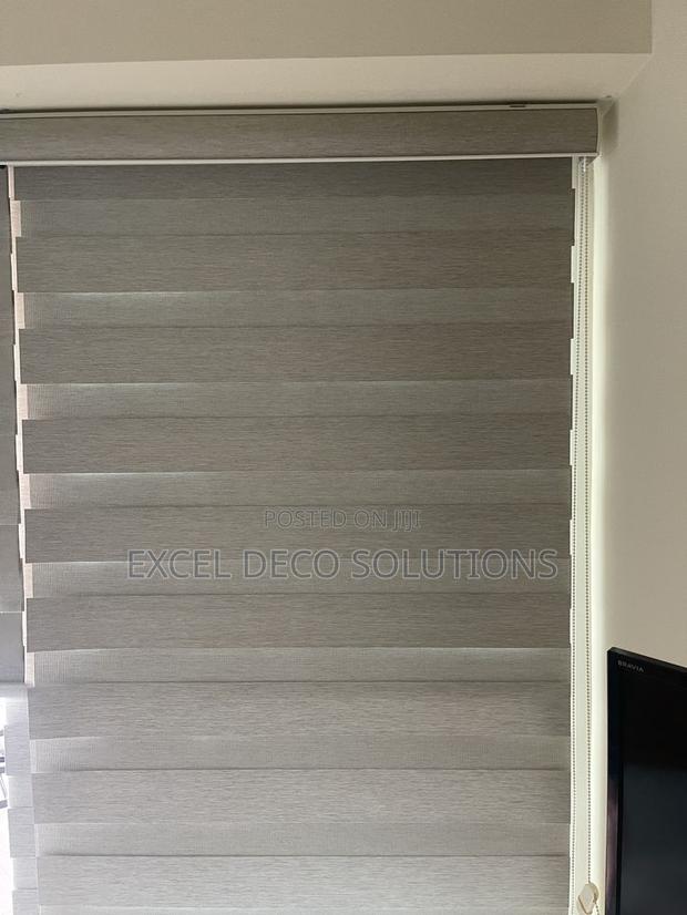 Zebra Window Blinds for Modern Office and Home Interior Decoration