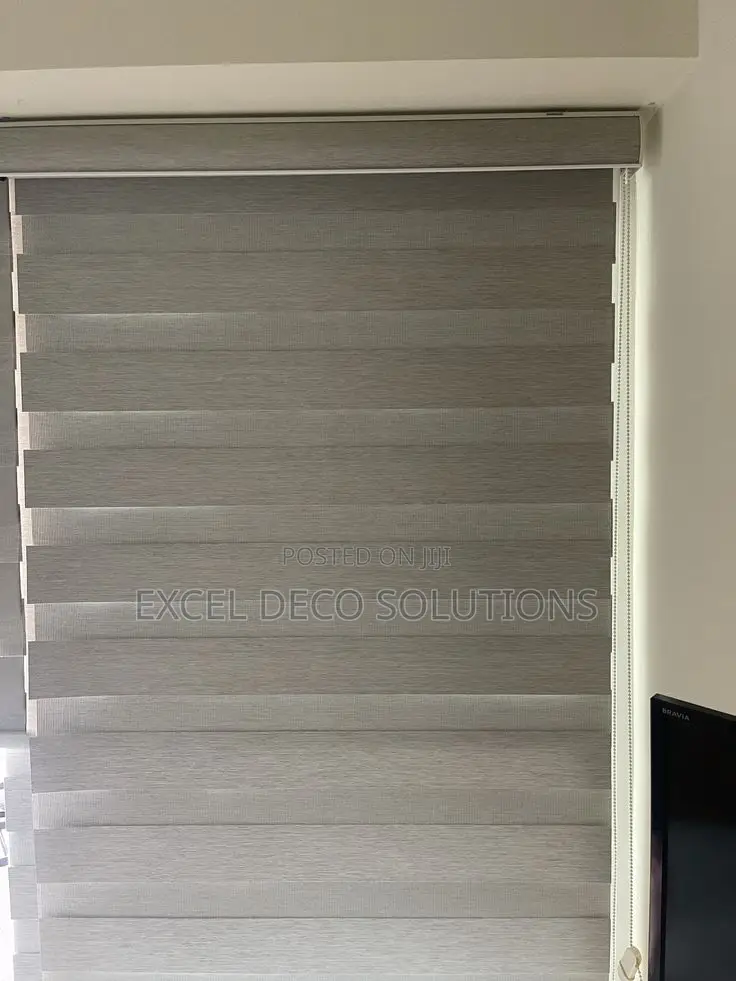 Zebra Window Blinds for Modern Office and Home Interior Decoration
