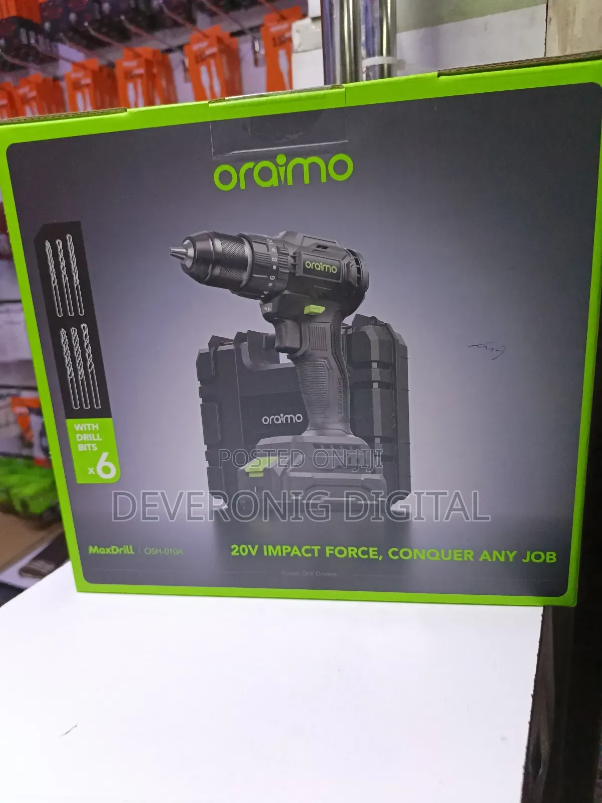 Oraimo Maxdrill Osh-010a 20v Cordless Versatile *Power Drill Driver