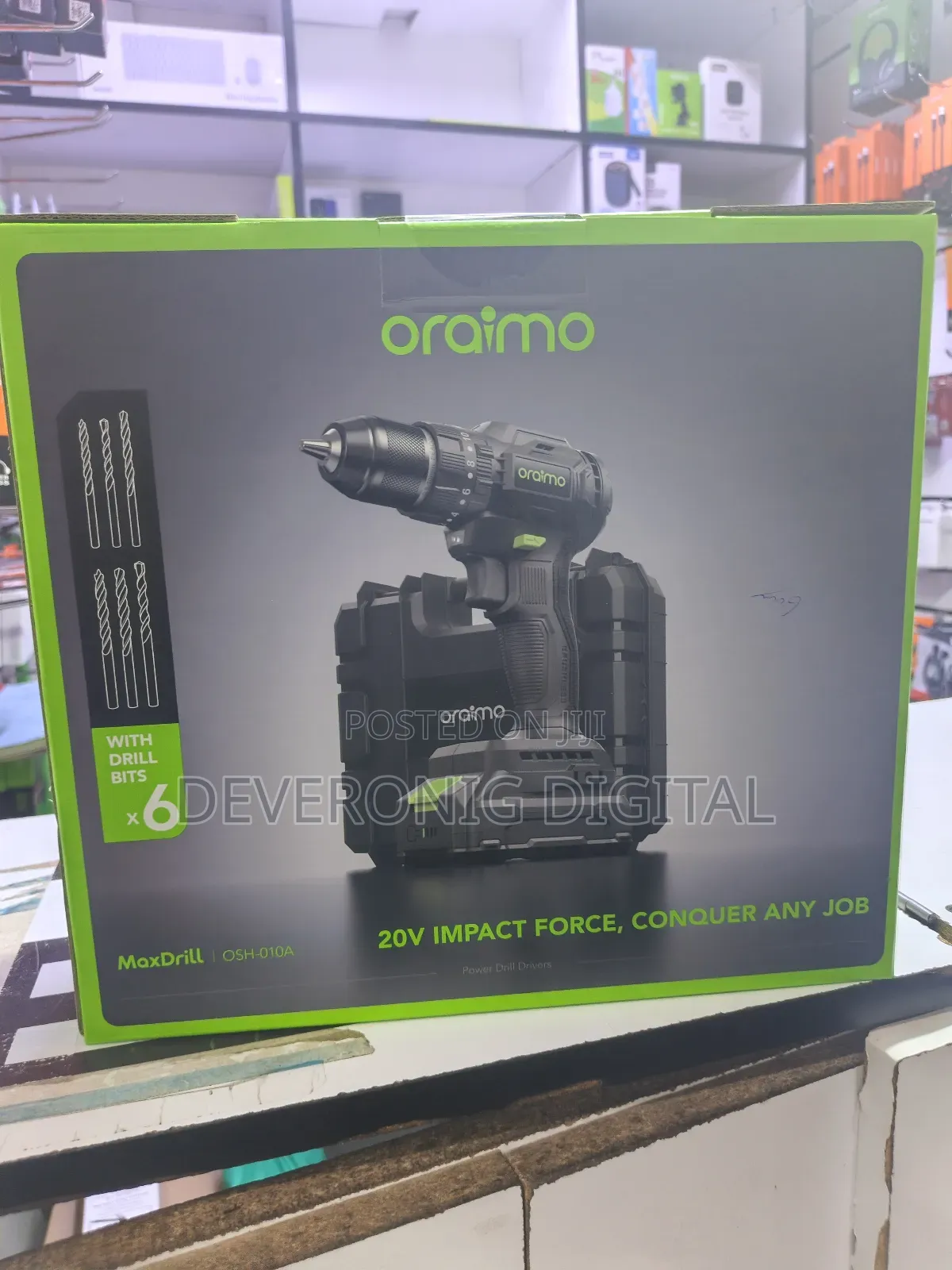 Oraimo Maxdrill Osh-010a 20v Cordless Versatile *Power Drill Driver