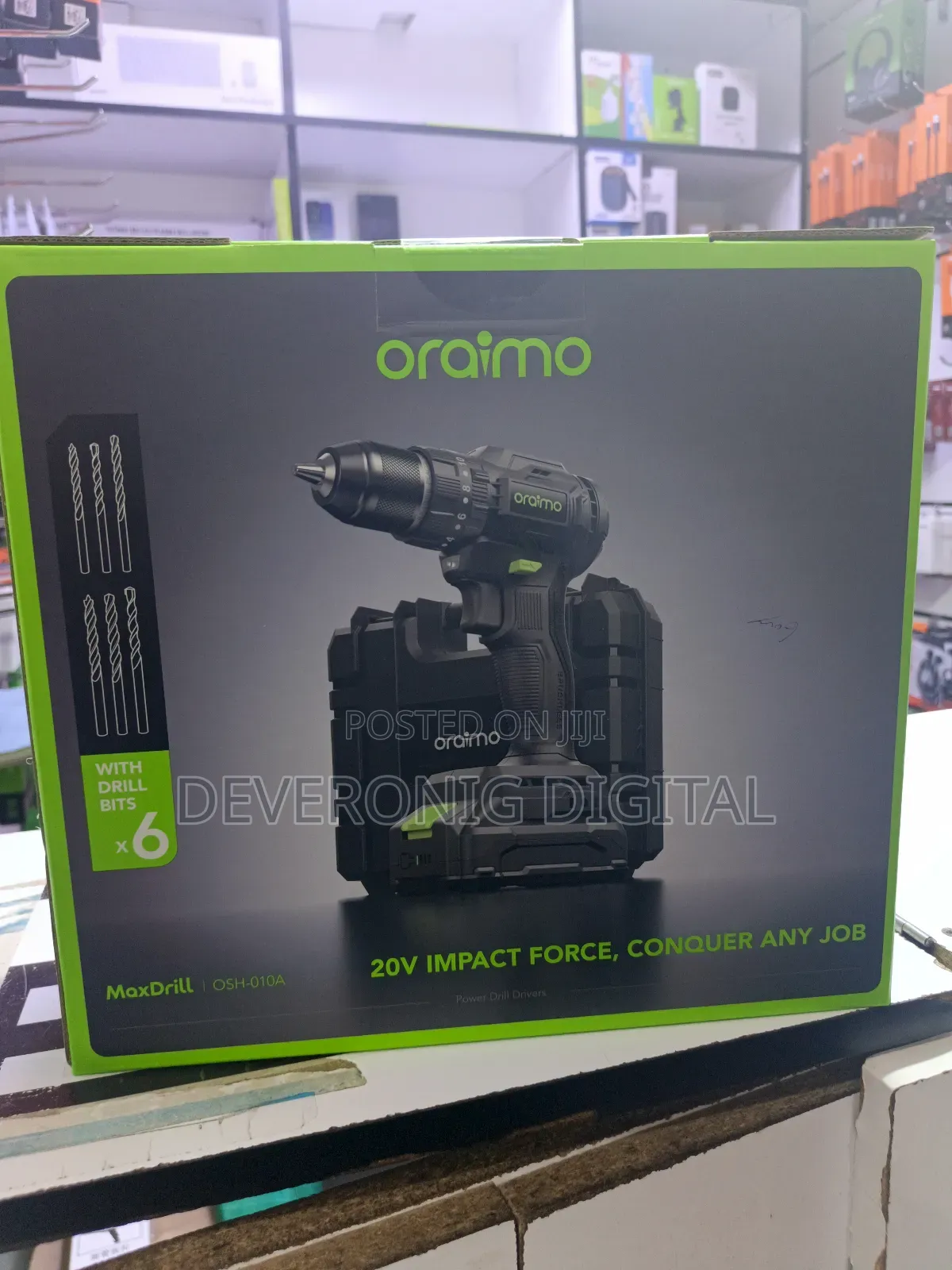 Oraimo Maxdrill Osh-010a 20v Cordless Versatile *Power Drill Driver