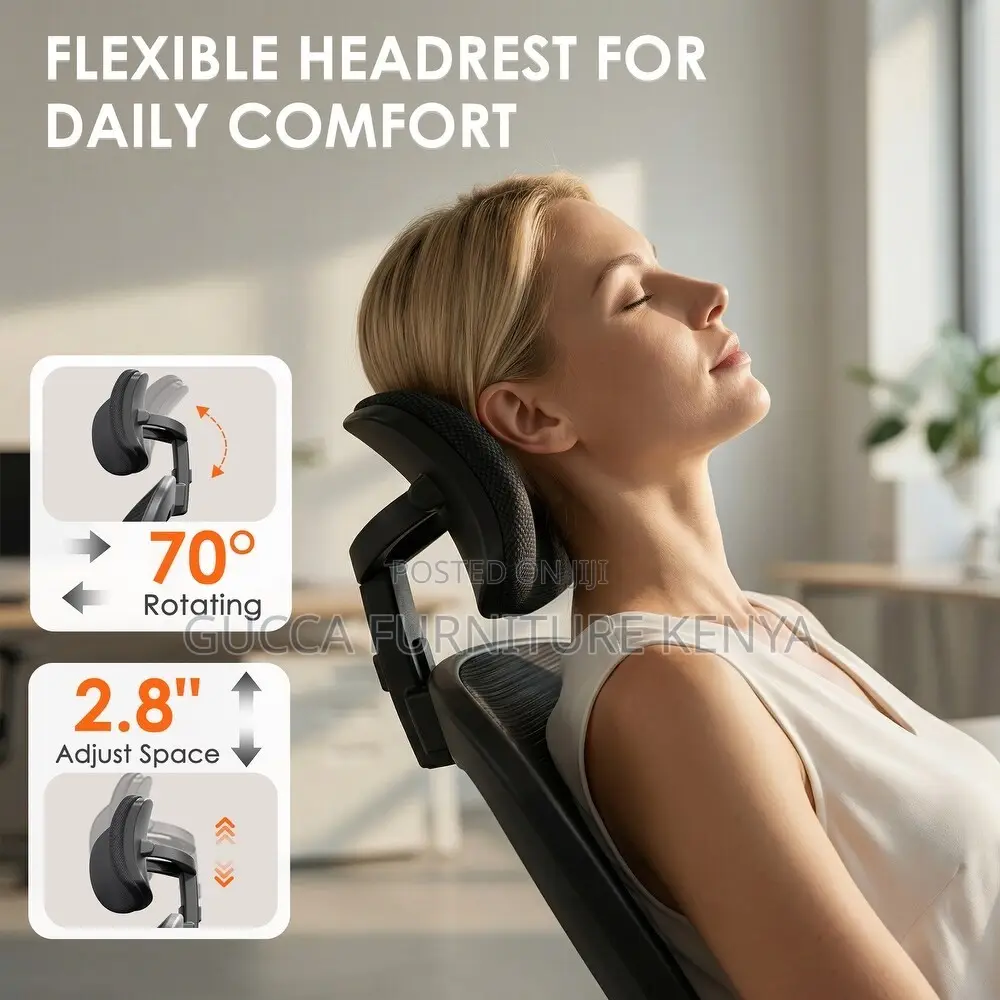 Swivel Ergonomic Mesh Seat With Flip Arms