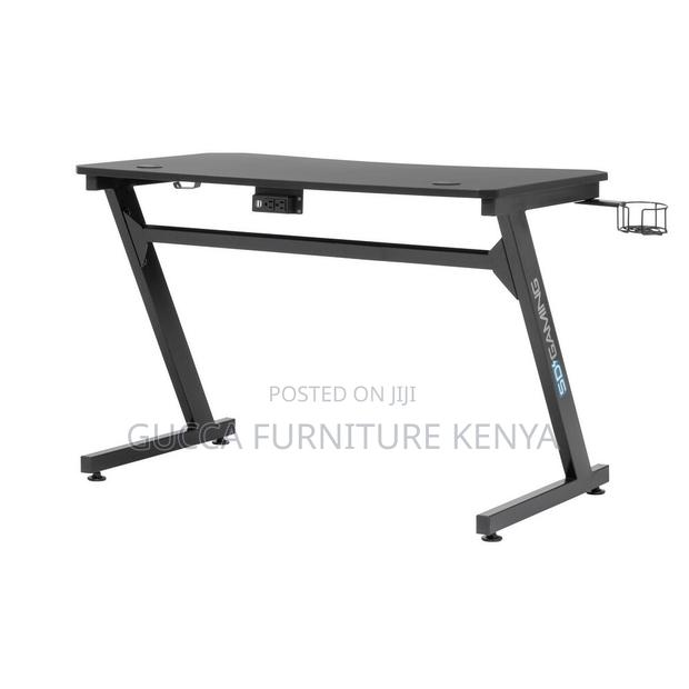 120cm X 60cm Black Ergonomic Gaming Desk - thumbnail 2
