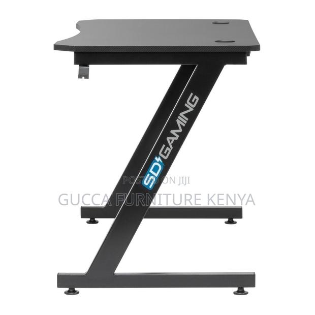 120cm X 60cm Black Ergonomic Gaming Desk - thumbnail 4