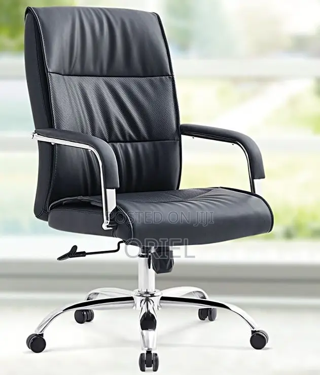 Office Chair : Executive Swivel Office Seat With Padded Armrests