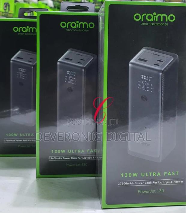 Oraimo Powerjet 130 Opb-727sq 130w Super Fast Charging Powerbank