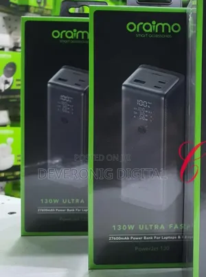 Oraimo Powerjet 130 Opb-727sq 130w Super Fast Charging Powerbank