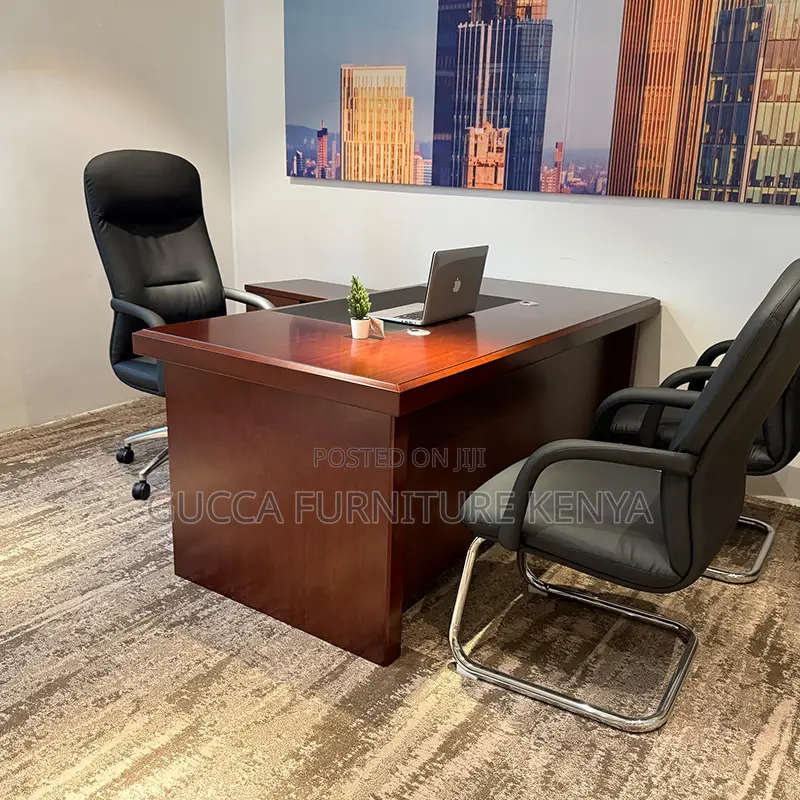 1.8m Executive Mahogany Ceo Office Desk