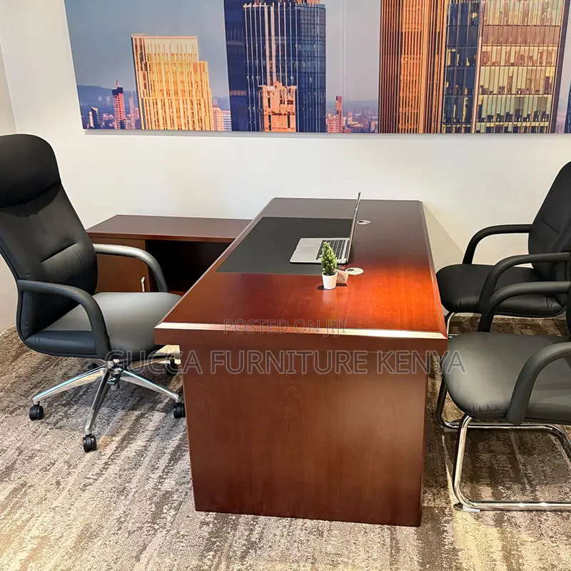 1.8m Executive Mahogany Ceo Office Desk