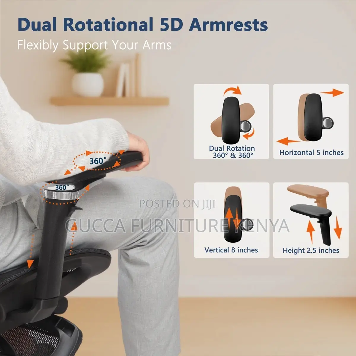 Office Full Mesh Reclining Orthopedic Ergonomic Chair