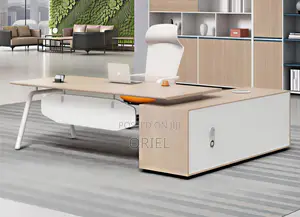 Modern Office Desk : Executive Office Desk L-Shaped 1.8m
