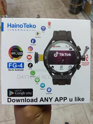 Hainoteko Germany Fg-4 5g Android Smart Watch With Camera - thumbnail 3