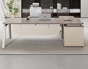 Modern Office Desk : Executive Office Desk L-Shaped 1.8m