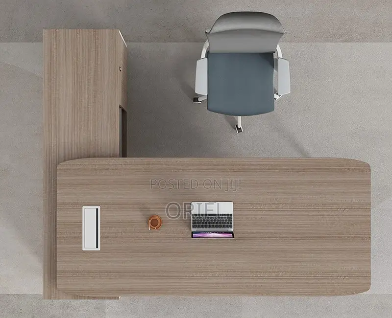 Modern Office Desk : Executive Office Desk L-Shaped 1.8m