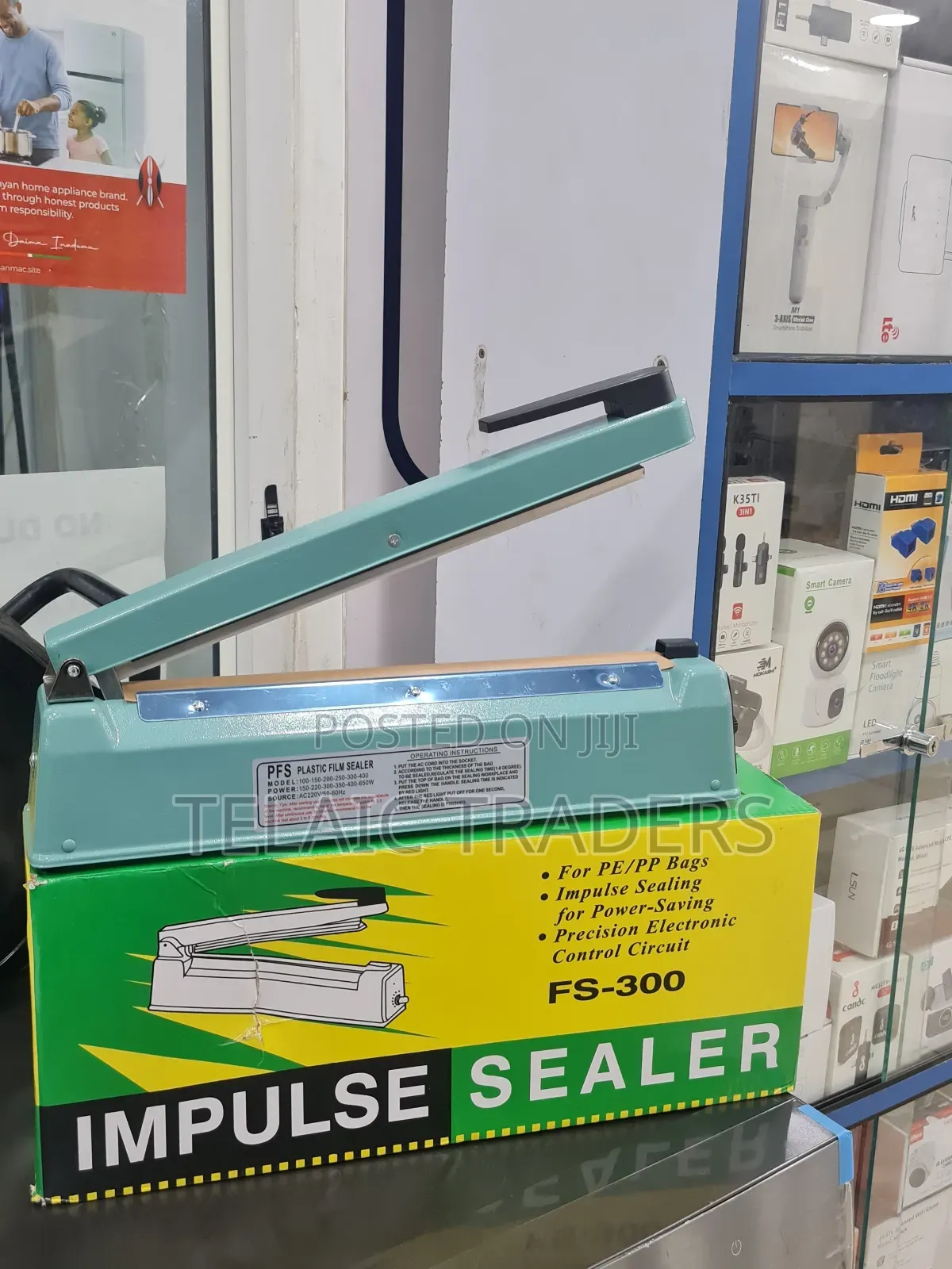 Electric Plastic Heat Sealer Machine 300mm