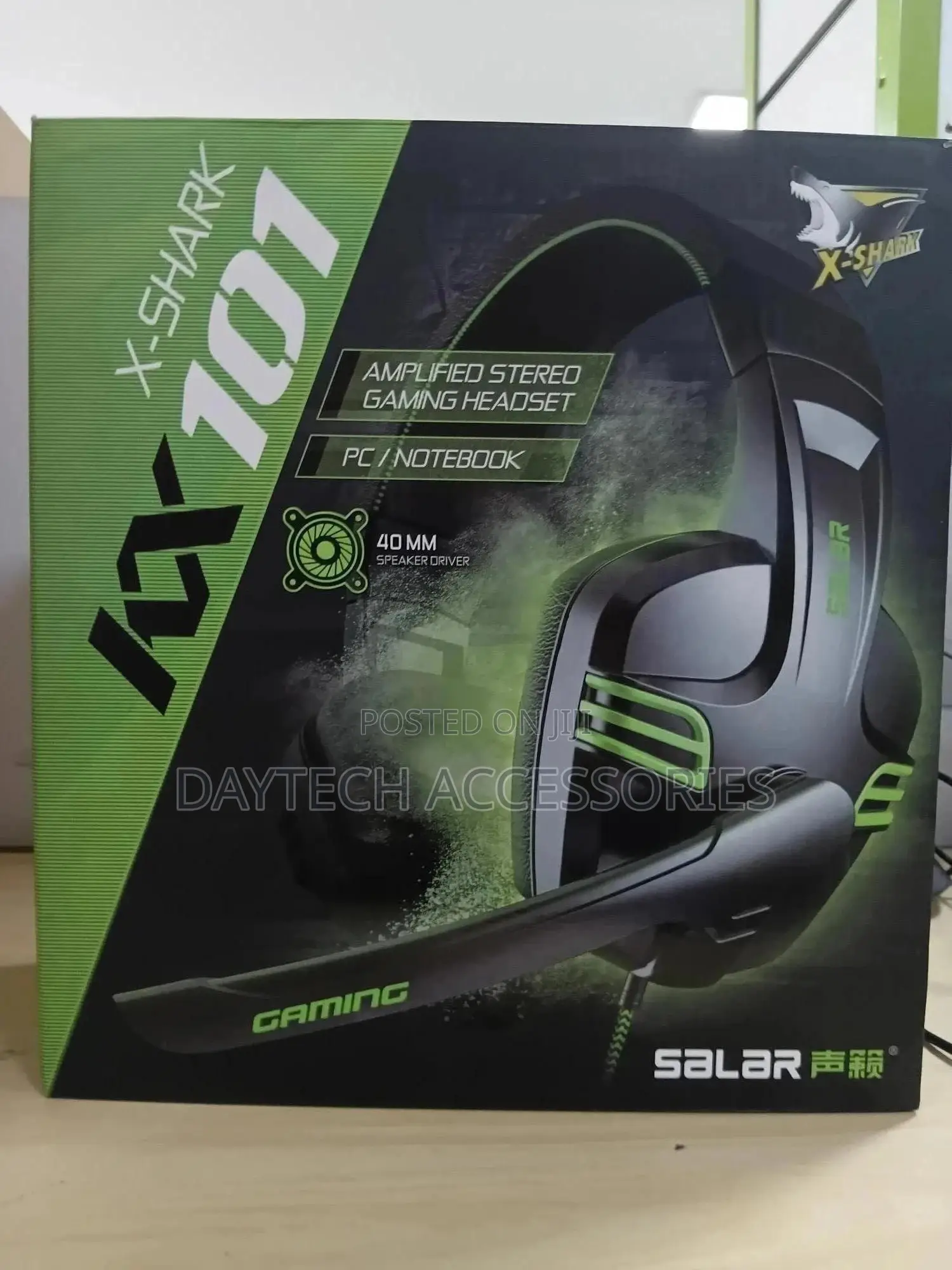 Gaming Headset Kx-101 Salar Comfortable Over Ear Headphone With Mic