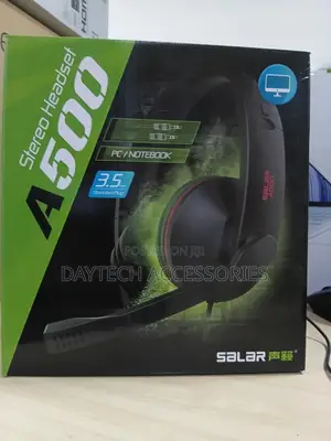 Salar A500 Stereo Gaming Headsets - Black
