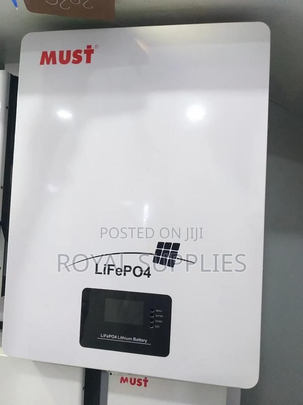 Must 5.12kwh 25.6v 200ah Lithium Iron Battery - main view