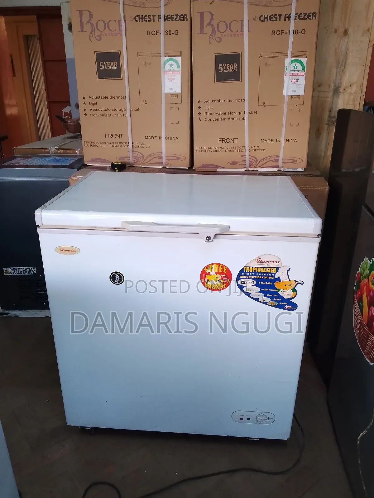 Ramtons Super Clean Deep Freezer