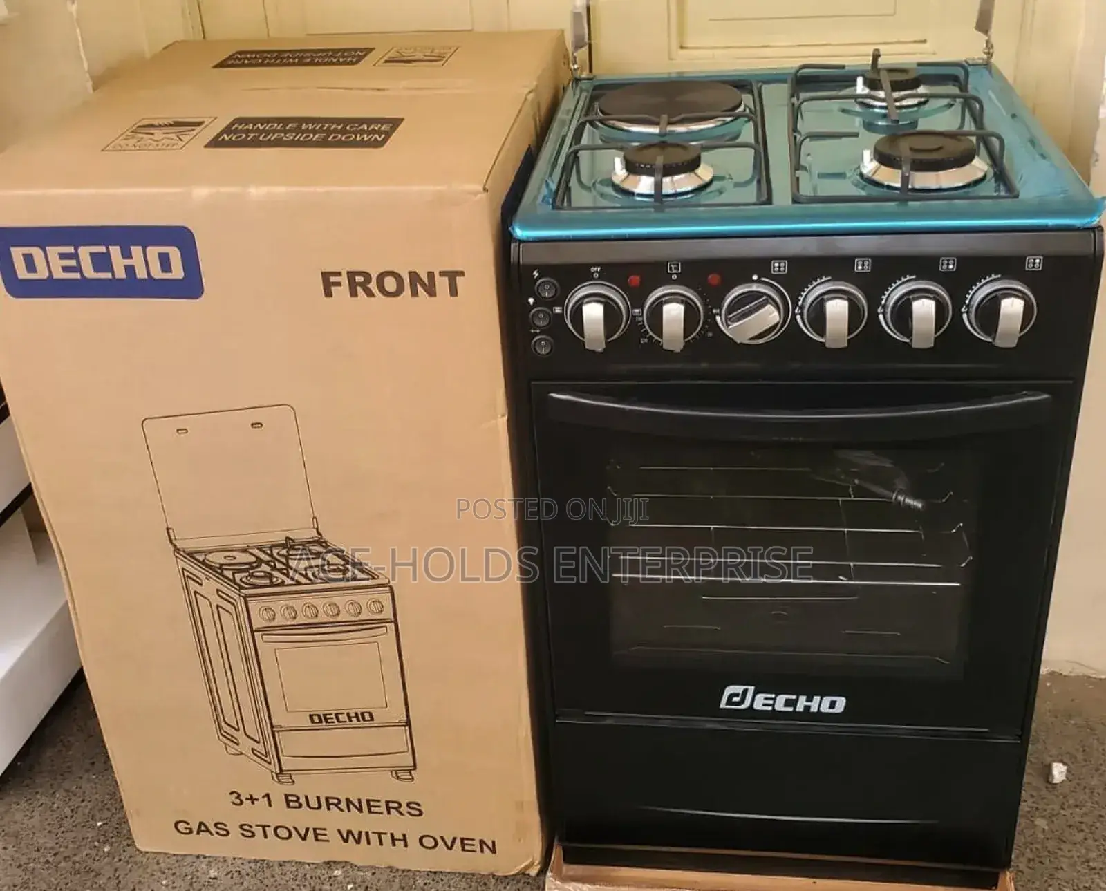 50*55 Decho 3+1 Standing Gas Cooker With Electric Oven With Jet Valve