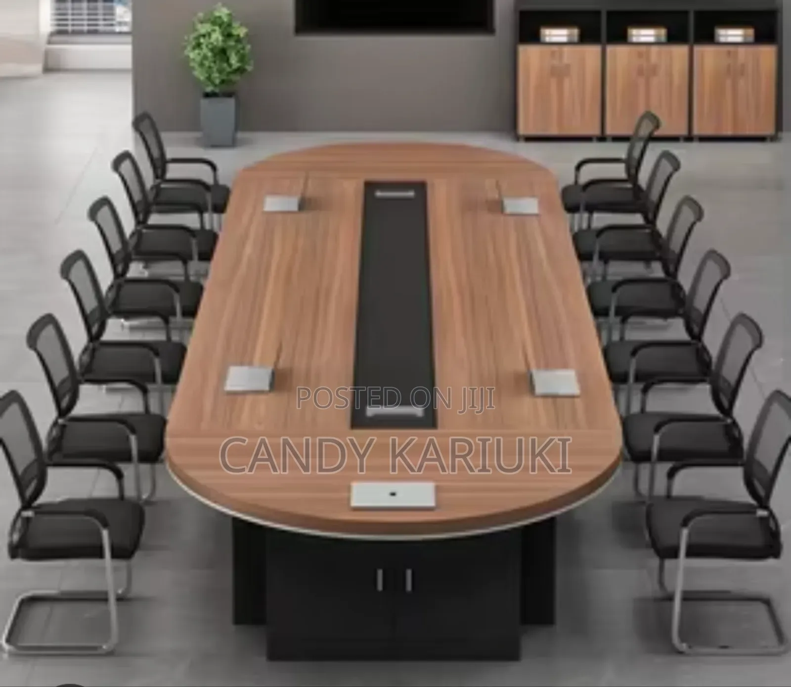 Oval Boardroom Table (3m )