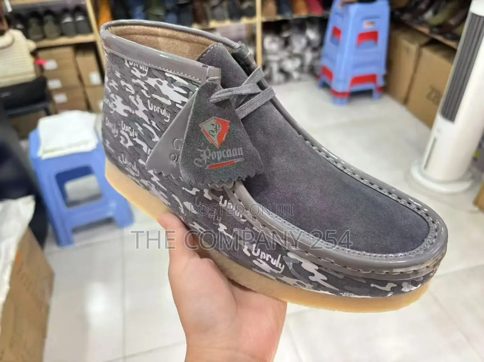 Quality Leather Casual Sued Men Rubber Sole Clarks Shoes