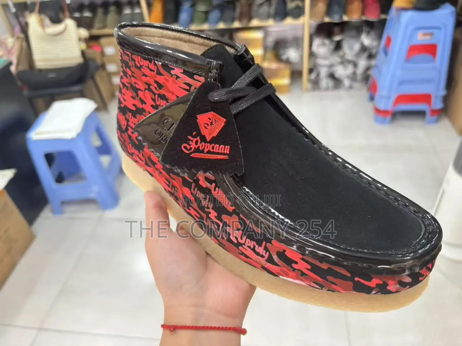 Quality Leather Casual Sued Men Rubber Sole Clarks Shoes