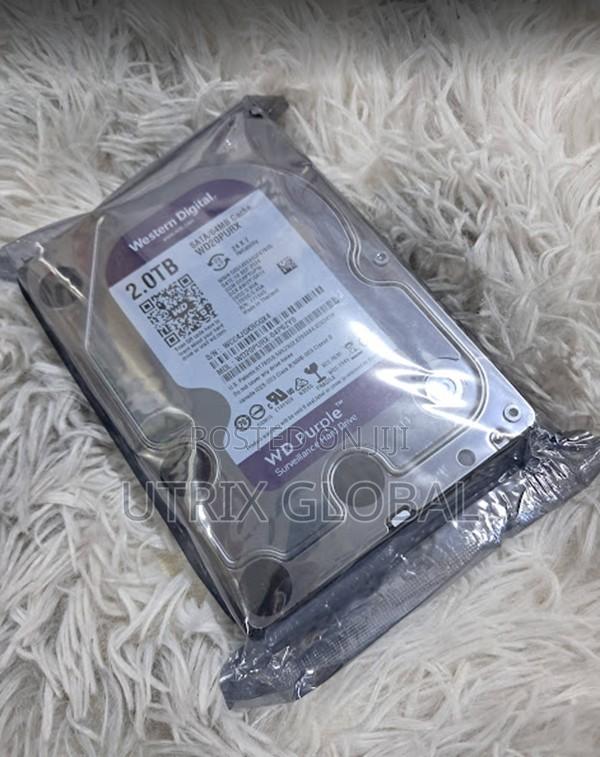 Wd Purple 2tb CCTV Hard Drive Smooth 24 7 Recording