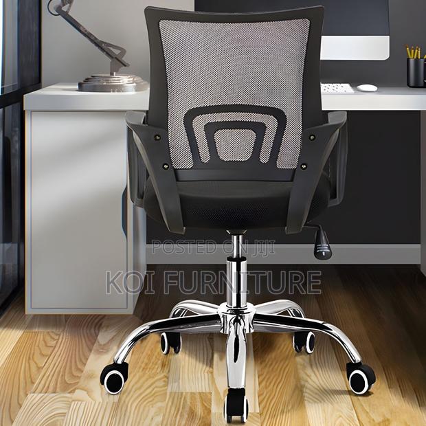 Office Chairs; Cool Fabric Clerical Mesh Office Seats - thumbnail 5