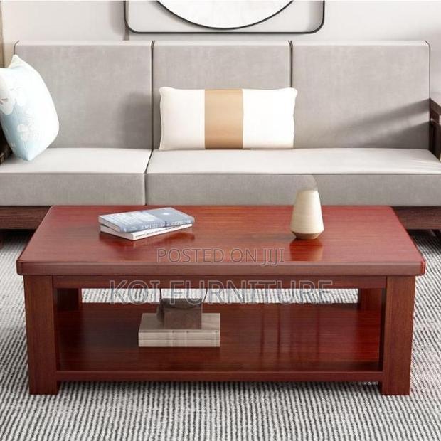 Coffee Table; Mahogany Perfect Coffee Table for Homes and Offices - thumbnail 3