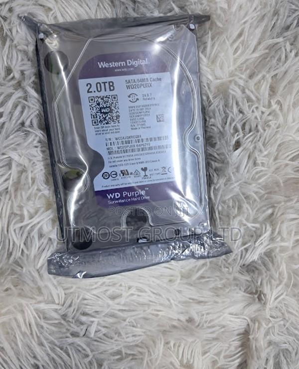 Wd 2tb CCTV HDD Built for Continuous Recording