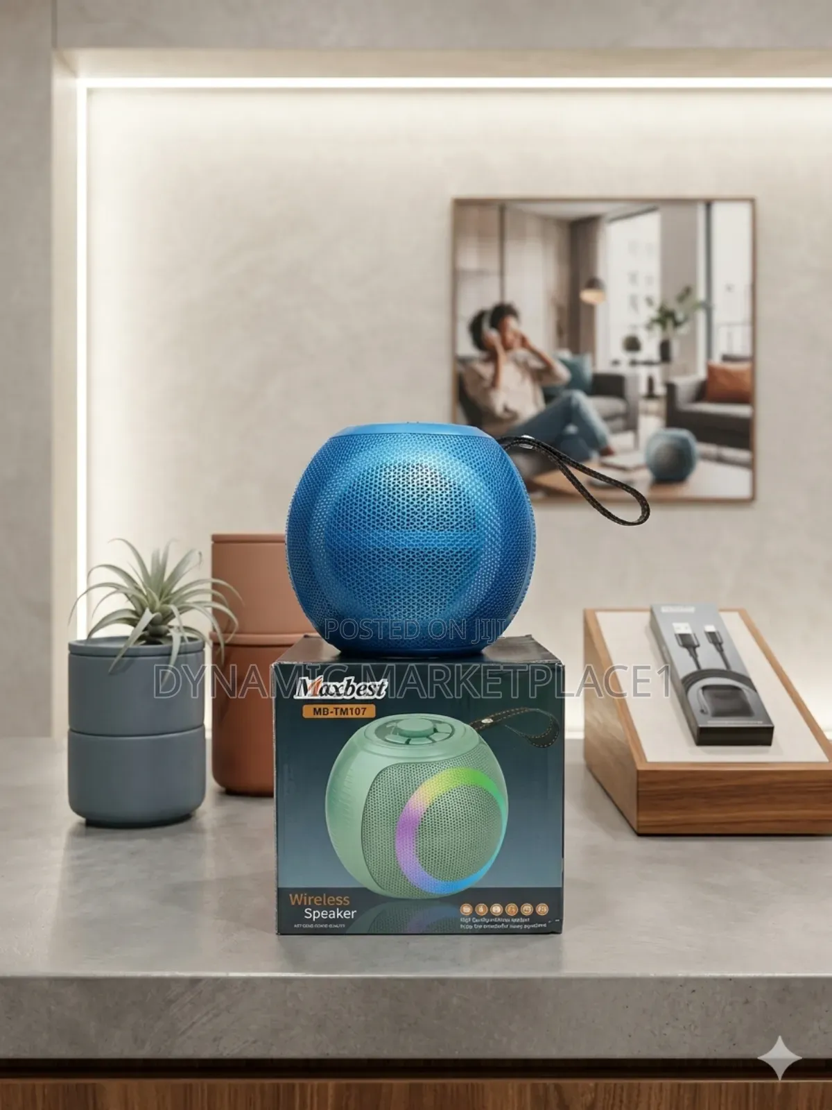 Portable Wireless Orb Bluetooth Speaker