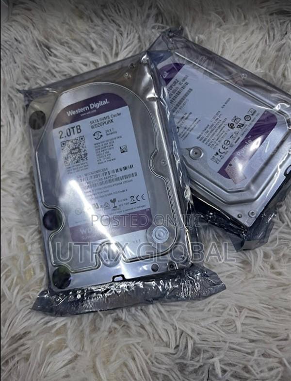 Wd 2tb Hard Drive for DVR NVR Security Systems