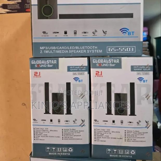 2.1ch Globalstar Sub Woofer System Bt/Usb/Fm Tall Boy(Model of V527)