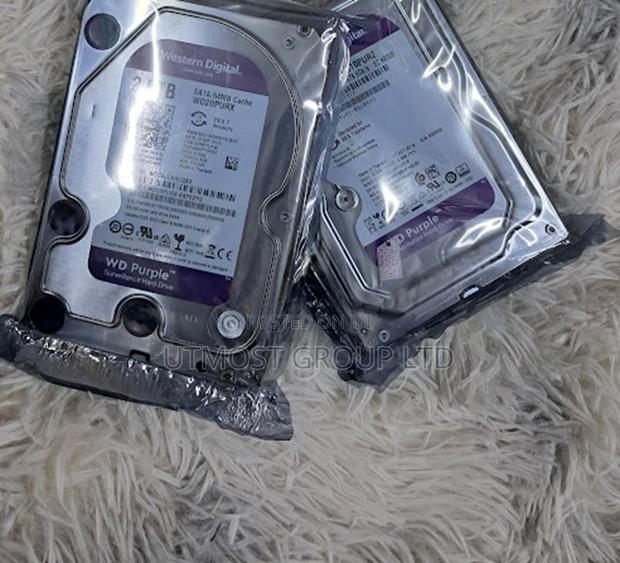 Western Digital 2tb CCTV Disk for Smooth Playback
