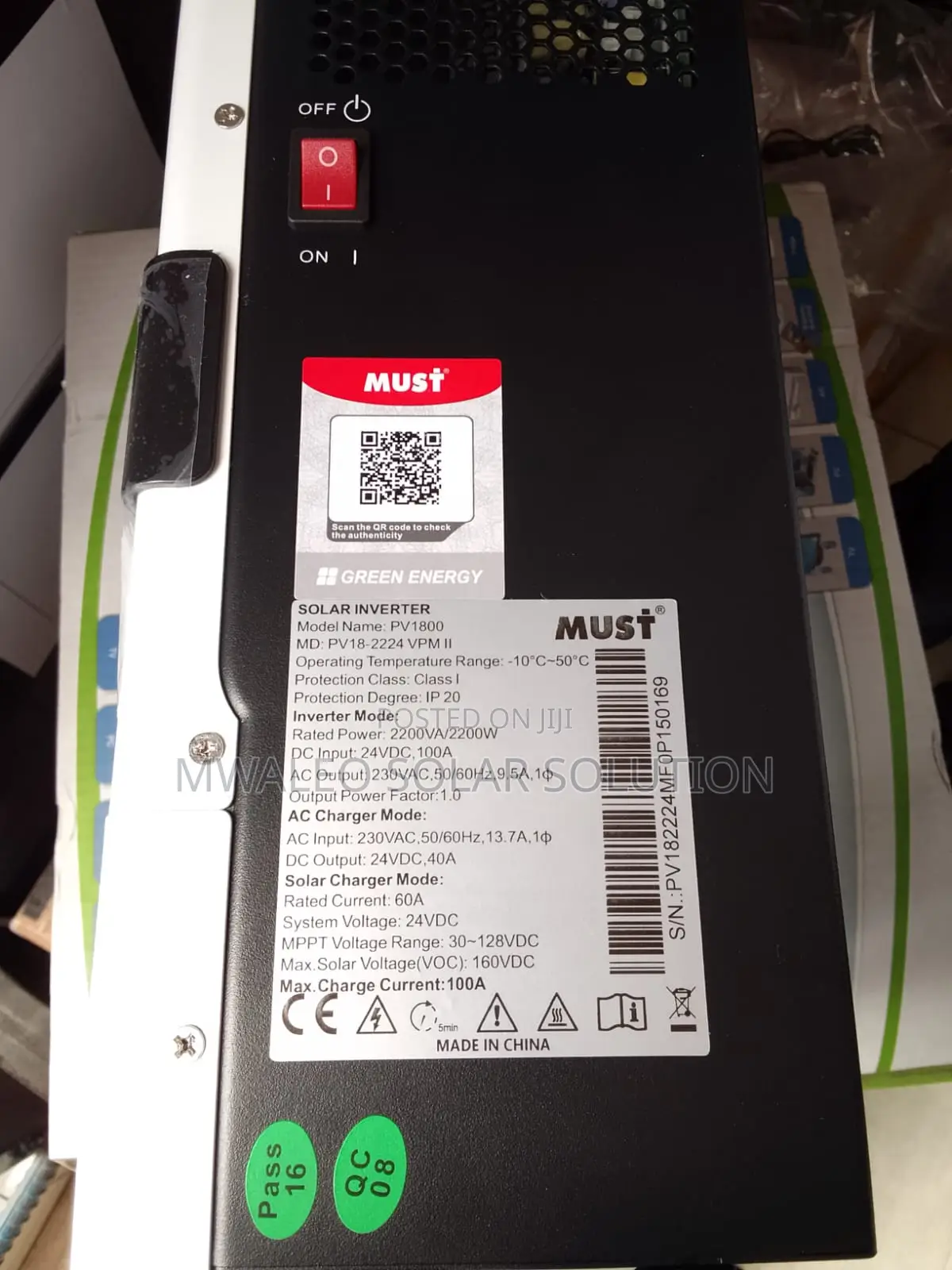 2.2kva Must Hybrid Inverter