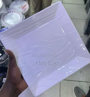 6pcs Melamine Square Plates - Jf