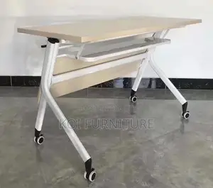 Office Desk; Universal Foldable Mobile Home Office Training Table