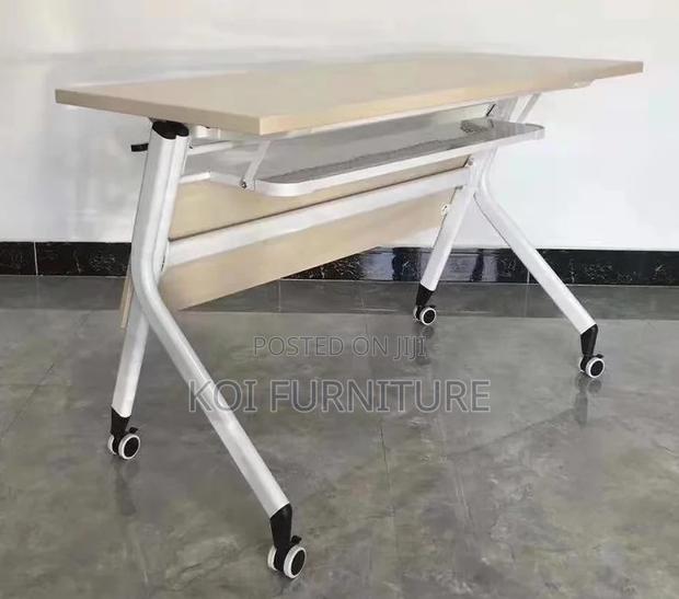 Office Desk; Universal Foldable Mobile Home Office Training Table - thumbnail 5