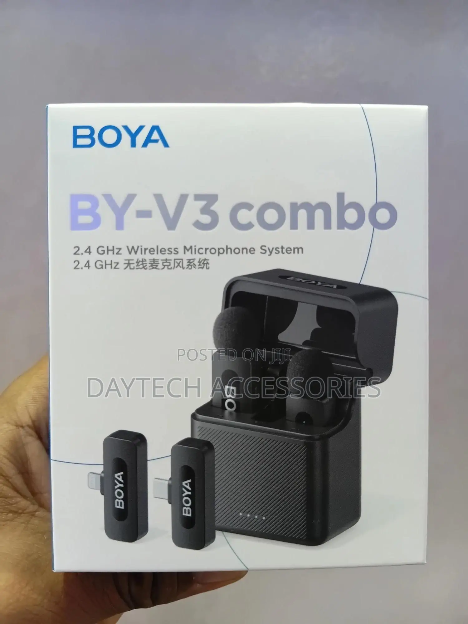 Boya by-V3 Combo Wireless Microphone With Usb-C Lightning